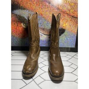 Vintage brown Knapp work boots Steel Toe Sz 9.5 EE